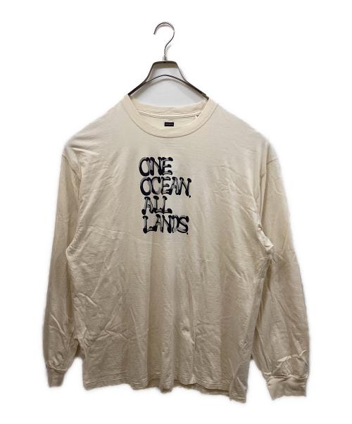 nanamica（ナナミカ）nanamica (ナナミカ) OOAL L/S Graphic Tee アイボリー サイズ:SIZE Lの古着・服飾アイテム