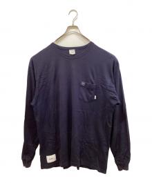 WTAPS（ダブルタップス）の古着「ロングスリーブカットソー」｜ネイビー