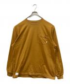 WTAPSダブルタップス）の古着「ロングスリーブカットソー」｜イエロー