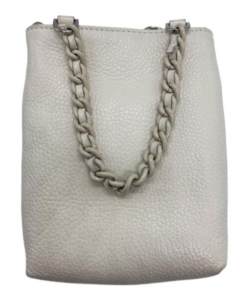 GIANNI CHIARINI（ジャンニ キアリーニ）GIANNI CHIARINI (ジャンニ キアリーニ) ショルダーポーチ ホワイトの古着・服飾アイテム