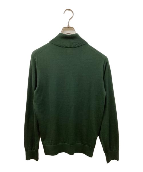 LACOSTE（ラコステ）LACOSTE (ラコステ) ジップアップニット グリーン サイズ:SIZE Sの古着・服飾アイテム