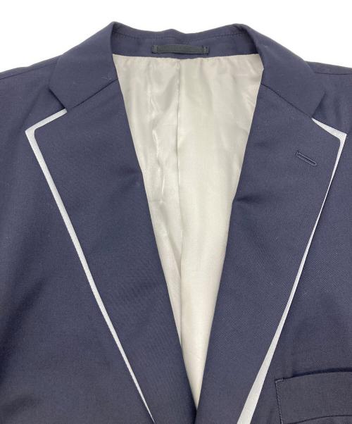 ISSEY MIYAKE MEN（イッセイミヤケメン）ISSEY MIYAKE MEN (イッセイミヤケメン) ウールギャバテーラードジャケット ネイビー サイズ:SIZE 4の古着・服飾アイテム