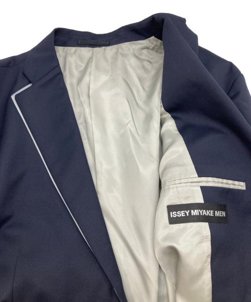 ISSEY MIYAKE MEN（イッセイミヤケメン）ISSEY MIYAKE MEN (イッセイミヤケメン) ウールギャバテーラードジャケット ネイビー サイズ:SIZE 4の古着・服飾アイテム