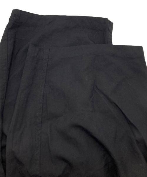 Y's BANG ON（ワイズ バングオン）Y's BANG ON (ワイズ バングオン) ドローコードワイドパンツ ブラック サイズ:	SIZE 2の古着・服飾アイテム