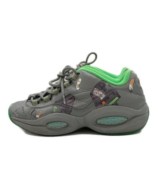 REEBOK（リーボック）REEBOK (リーボック) BBC Ice Cream (ビリオネア・ボーイズ・クラブ) Question Low Beepers & Butts グレー サイズ:SIZE 28cmの古着・服飾アイテム
