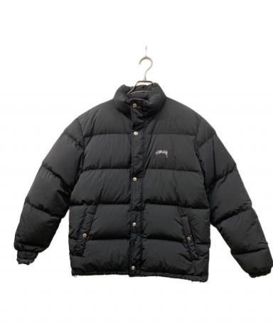 00s old stussy 中綿ダウンジャケット ダスパーカ パフ 90s 中古・古着通販】stussy (ステューシー) ダウンジャケット ブラック