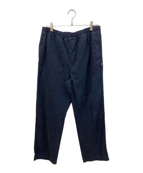 stussy（ステューシー）stussy (ステューシー) BEACH PANT COTTON TWILL ネイビー サイズ:	SIZE Mの古着・服飾アイテム