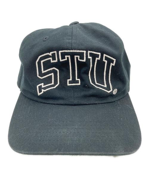 stussy（ステューシー）stussy (ステューシー) キャップ ブラック×グリーン サイズ:Freeの古着・服飾アイテム