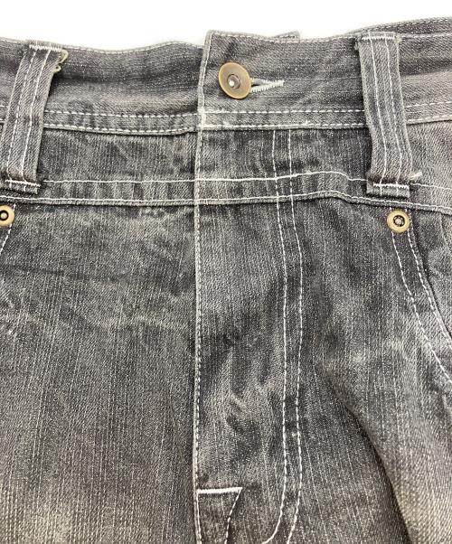 2002（ニセンニ）2002 (ニセンニ) Destroy Wing Buggy Pants ブラック サイズ:SIZE Lの古着・服飾アイテム