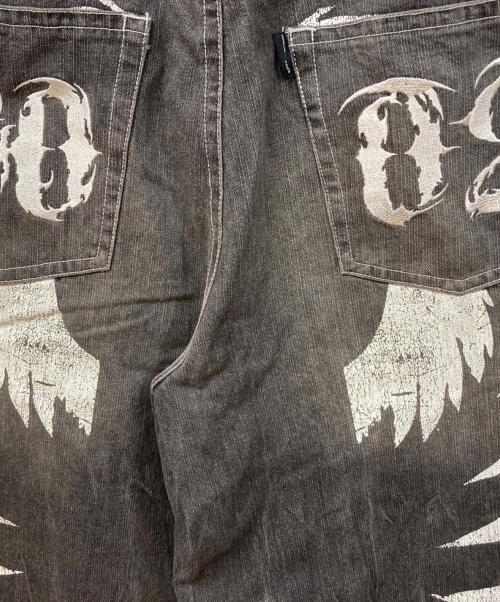2002（ニセンニ）2002 (ニセンニ) Destroy Wing Buggy Pants ブラック サイズ:SIZE Lの古着・服飾アイテム