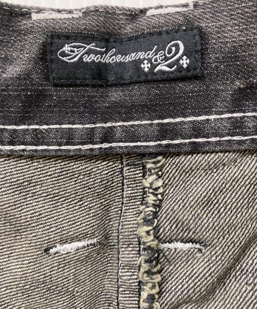 2002（ニセンニ）2002 (ニセンニ) Destroy Wing Buggy Pants ブラック サイズ:SIZE Lの古着・服飾アイテム