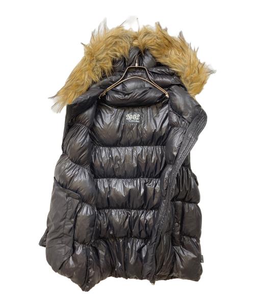 2002（ニセンニ）2002 (ニセンニ) King Fur Down Vest ブラック サイズ:SIZE Lの古着・服飾アイテム