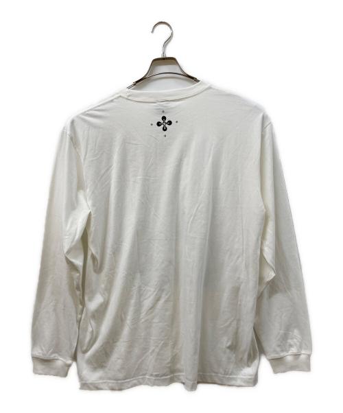 SAD（サッド）SAD (サッド) 長袖カットソー ホワイト サイズ:XLの古着・服飾アイテム