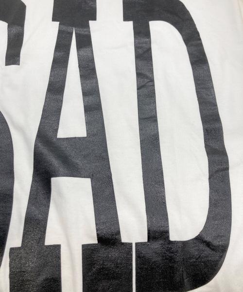 SAD（サッド）SAD (サッド) 長袖カットソー ホワイト サイズ:XLの古着・服飾アイテム