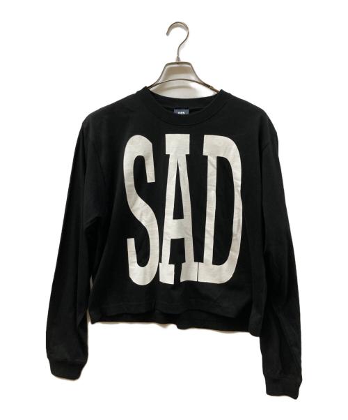 SAD（サッド）SAD (サッド) 長袖カットソー ブラック サイズ:SIZE Lの古着・服飾アイテム