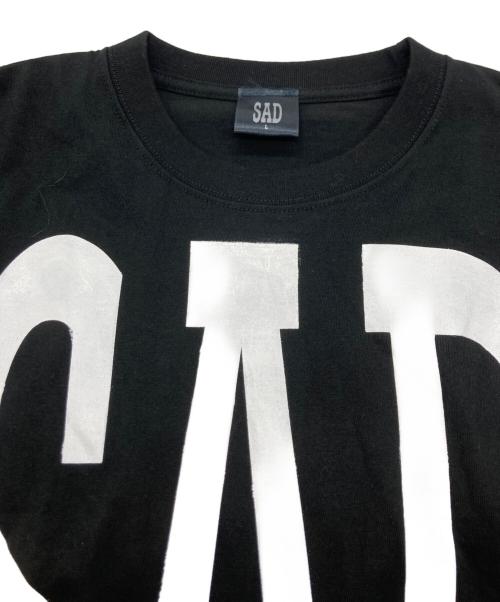 SAD（サッド）SAD (サッド) 長袖カットソー ブラック サイズ:SIZE Lの古着・服飾アイテム