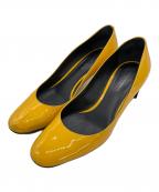 BOTTEGA VENETAボッテガベネタ）の古着「パテントパンプス」｜イエロー