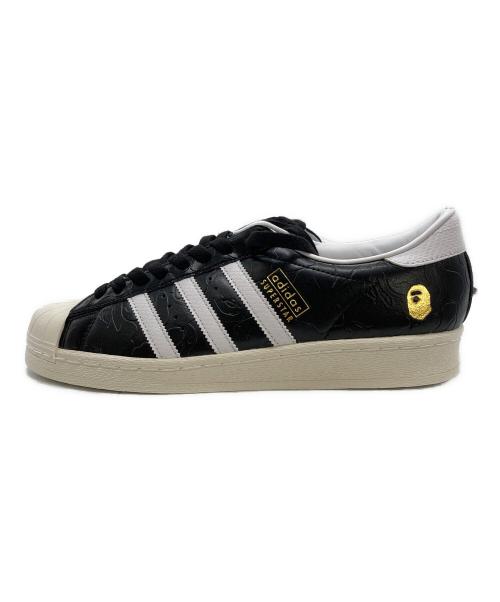 adidas Originals（アディダスオリジナル）adidas Originals (アディダスオリジナル) ATOMS (アトムズ) A BATHING APE (アベイシングエイプ) SuperstarR 5 ブラック サイズ:SIZE 27.5cmの古着・服飾アイテム