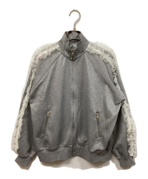 Treat Urself（トリートユアセルフ）Treat Ürself (トリートユアセルフ) tulle frill jersey グレー サイズ:SIZE Freeの古着・服飾アイテム