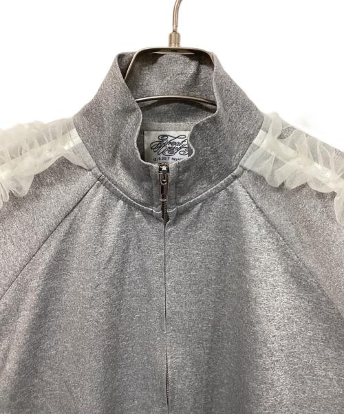 Treat Urself（トリートユアセルフ）Treat Ürself (トリートユアセルフ) tulle frill jersey グレー サイズ:SIZE Freeの古着・服飾アイテム