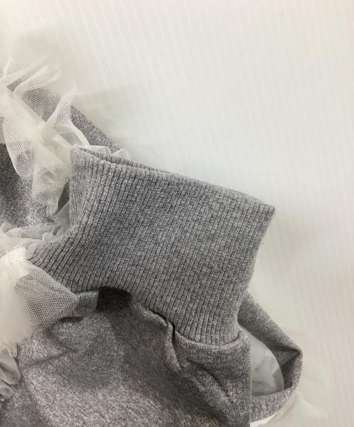 Treat Urself（トリートユアセルフ）Treat Ürself (トリートユアセルフ) tulle frill jersey グレー サイズ:SIZE Freeの古着・服飾アイテム