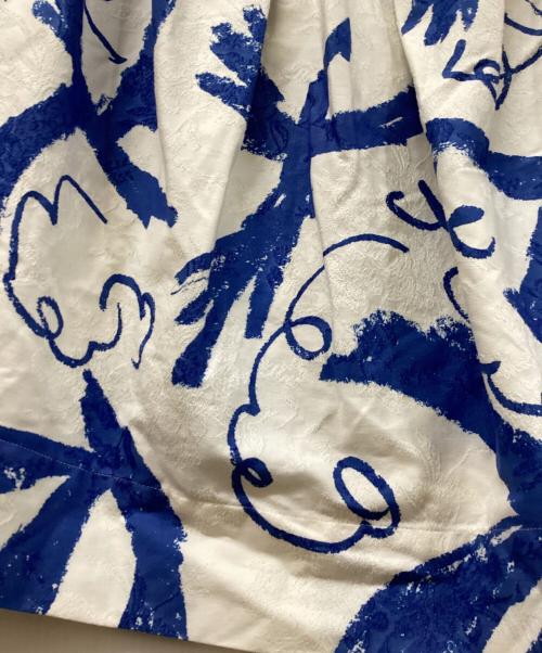 Vivienne Westwood RED LABEL（ヴィヴィアンウエストウッドレッドレーベル）Vivienne Westwood RED LABEL (ヴィヴィアンウエストウッドレッドレーベル) デザイン総柄スカート ブルー サイズ:	SIZE 38の古着・服飾アイテム