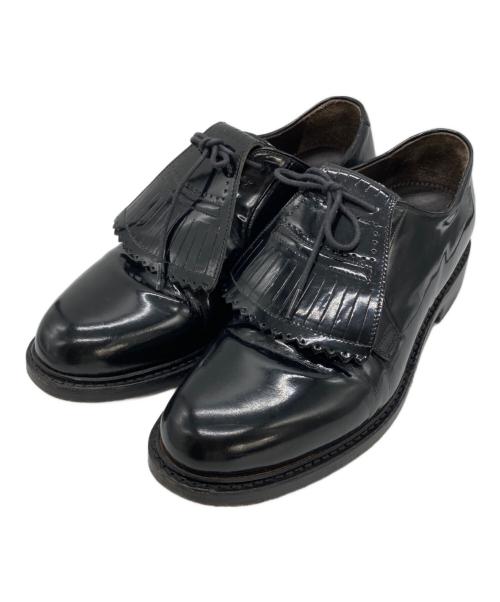at couleur（アーテ クルール）AT COULEUR (アーテ クルール) タッセルパテントシューズ ブラック サイズ:	SIZE 71/2の古着・服飾アイテム