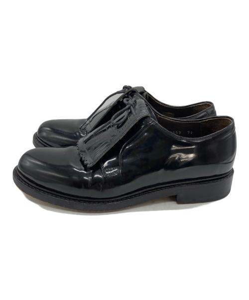 at couleur（アーテ クルール）AT COULEUR (アーテ クルール) タッセルパテントシューズ ブラック サイズ:	SIZE 71/2の古着・服飾アイテム