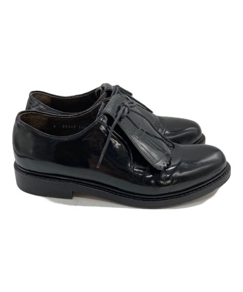 at couleur（アーテ クルール）AT COULEUR (アーテ クルール) タッセルパテントシューズ ブラック サイズ:	SIZE 71/2の古着・服飾アイテム