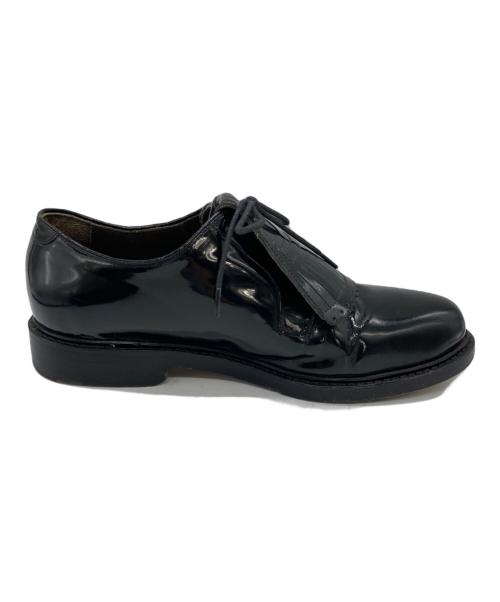 at couleur（アーテ クルール）AT COULEUR (アーテ クルール) タッセルパテントシューズ ブラック サイズ:	SIZE 71/2の古着・服飾アイテム