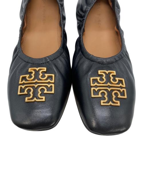 TORY BURCH（トリーバーチ）TORY BURCH (トリーバーチ) バレエパンプス ブラック サイズ:	SIZE 5の古着・服飾アイテム