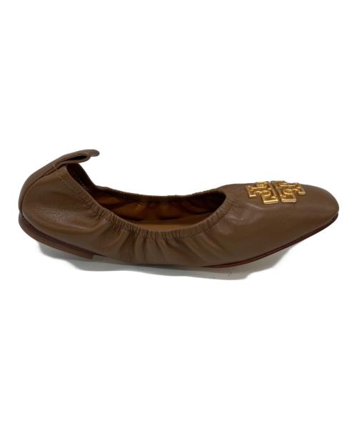 TORY BURCH（トリーバーチ）TORY BURCH (トリーバーチ) バレエパンプス ブラウン サイズ:	SIZE 5の古着・服飾アイテム