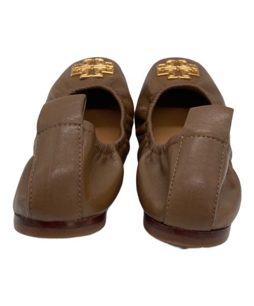TORY BURCH（トリーバーチ）TORY BURCH (トリーバーチ) バレエパンプス ブラウン サイズ:	SIZE 5の古着・服飾アイテム