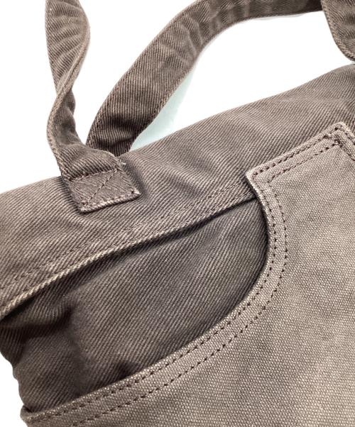 DIESEL（ディーゼル）DIESEL (ディーゼル) コーデュロイトートバッグ ブラウンの古着・服飾アイテム