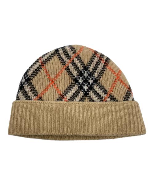 BURBERRY（バーバリー）BURBERRY (バーバリー) チェック カシミヤビーニーの古着・服飾アイテム