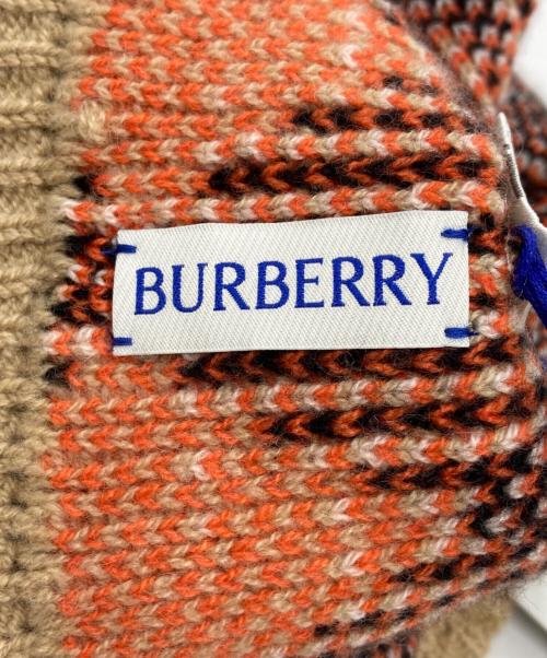 BURBERRY（バーバリー）BURBERRY (バーバリー) チェック カシミヤビーニーの古着・服飾アイテム