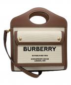 BURBERRYバーバリー）の古着「ミニ ポケットバッグ」｜アイボリー
