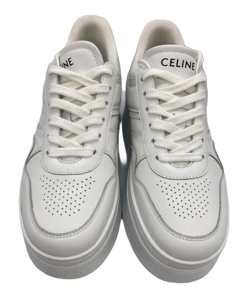 CELINE（セリーヌ）CELINE (セリーヌ) ブロックスニーカー ホワイト サイズ:SIZE 36の古着・服飾アイテム
