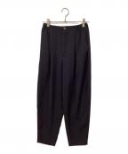 ENFOLDエンフォルド）の古着「WASHABLE CARROT PANTS」｜ブラック