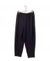ENFOLD (エンフォルド) WASHABLE CARROT PANTS ブラック サイズ:	SIZE 38：8000円