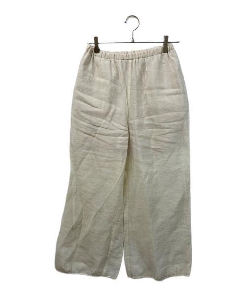 COLUMN（コラム）COLUMN (コラム) シアーワイドパンツ アイボリー サイズ:	SIZE 38の古着・服飾アイテム