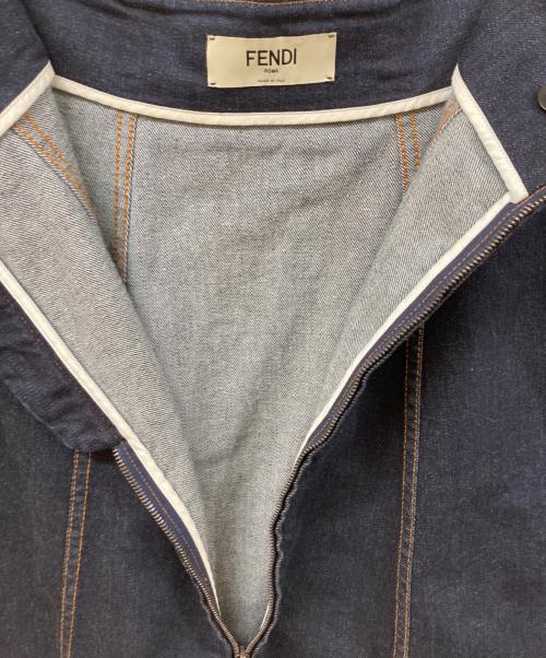 FENDI（フェンディ）FENDI (フェンディ) デニムフレアスカート インディゴ サイズ:SIZE 38の古着・服飾アイテム