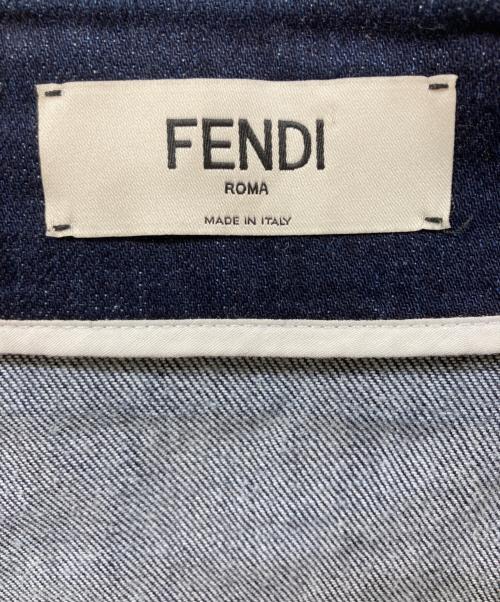 FENDI（フェンディ）FENDI (フェンディ) デニムフレアスカート インディゴ サイズ:SIZE 38の古着・服飾アイテム