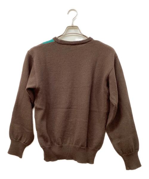 pierre cardin（ピエール・カルダン）pierre cardin (ピエール・カルダン) 古着ニット ブラウン サイズ:SIZE Mの古着・服飾アイテム