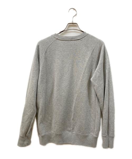 maison kitsune（メゾンキツネ）maison kitsune (メゾンキツネ) スウェット グレー サイズ:SIZE Mの古着・服飾アイテム