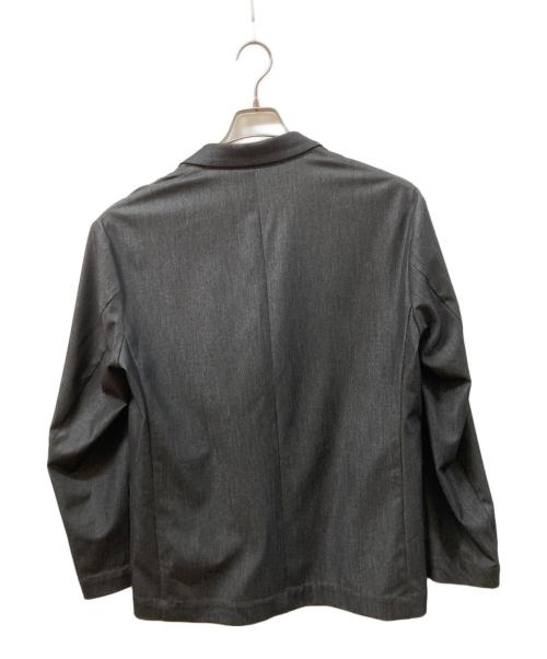 ABAHOUSE（アバハウス）ABAHOUSE (アバハウス) デニムライクツイル ダブルジャケット ブラック サイズ:46の古着・服飾アイテム