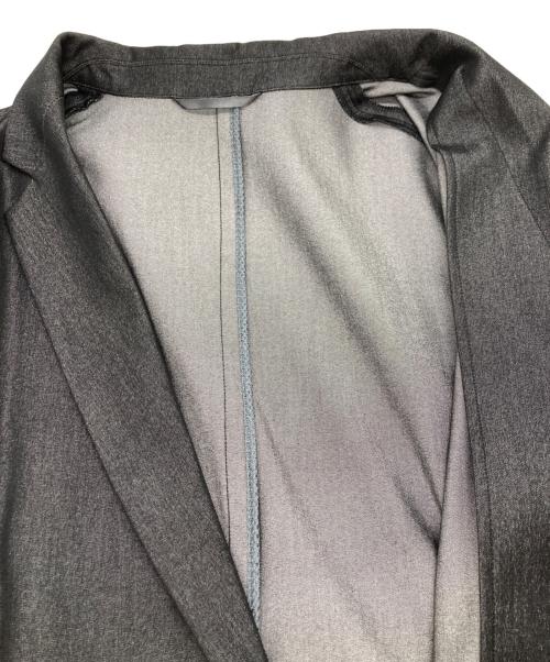 ABAHOUSE（アバハウス）ABAHOUSE (アバハウス) デニムライクツイル ダブルジャケット ブラック サイズ:46の古着・服飾アイテム