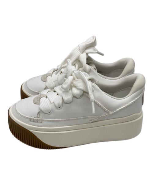 UGG（アグ）UGG (アグ) W EZ-DUZZIT ESSENTIAL LACE UP ホワイト サイズ:SIZE 25.5cmの古着・服飾アイテム