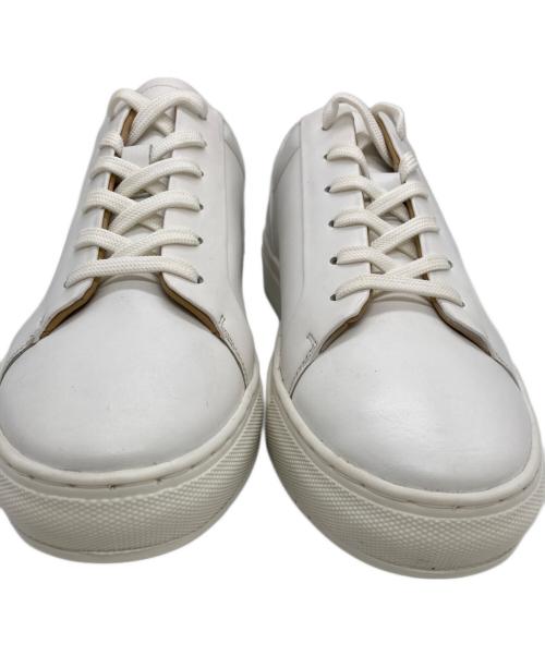 SHOO IN SHOE（ショーインシュー）SHOO IN SHOE (ショーインシュー) オールレザースニーカー ホワイト サイズ:SIZE 42の古着・服飾アイテム
