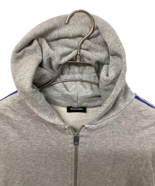 DIESEL（ディーゼル）DIESEL (ディーゼル) サイドラインパーカー グレー サイズ:	SIZE 14の古着・服飾アイテム